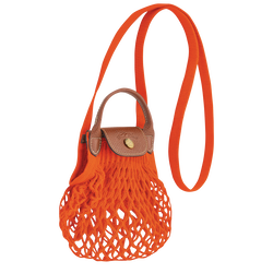 Le Pliage Filet XS Mesh bag , Orange - Canvas