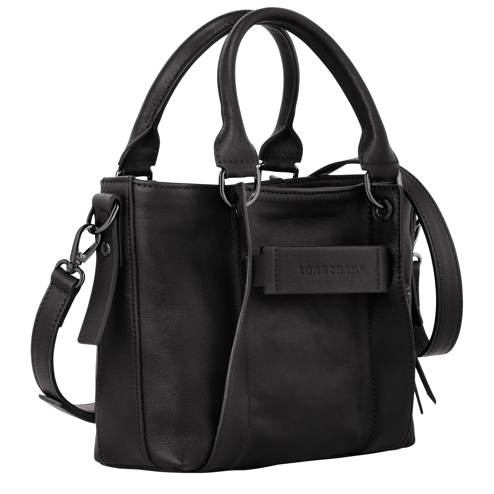 Longchamp 3D 手提包 S, 黑色