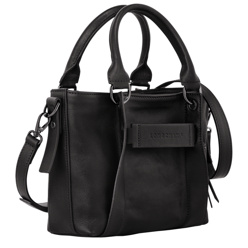 Longchamp 3D S 手提包 , 黑色 - 皮革  - 查看 3 6