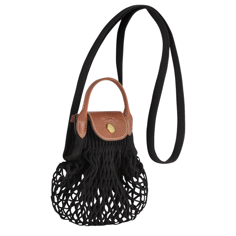 Le Pliage Filet XS 网袋 , 黑色 - 帆布  - 查看 3 4