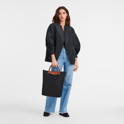 Le Pliage Original M 托特包 , 黑色 - 帆布
