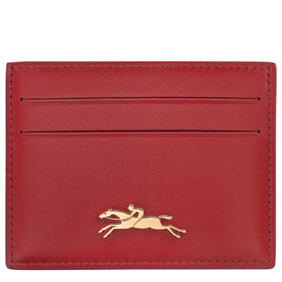 Le Roseau 卡夹 , 胭脂红 - 皮革