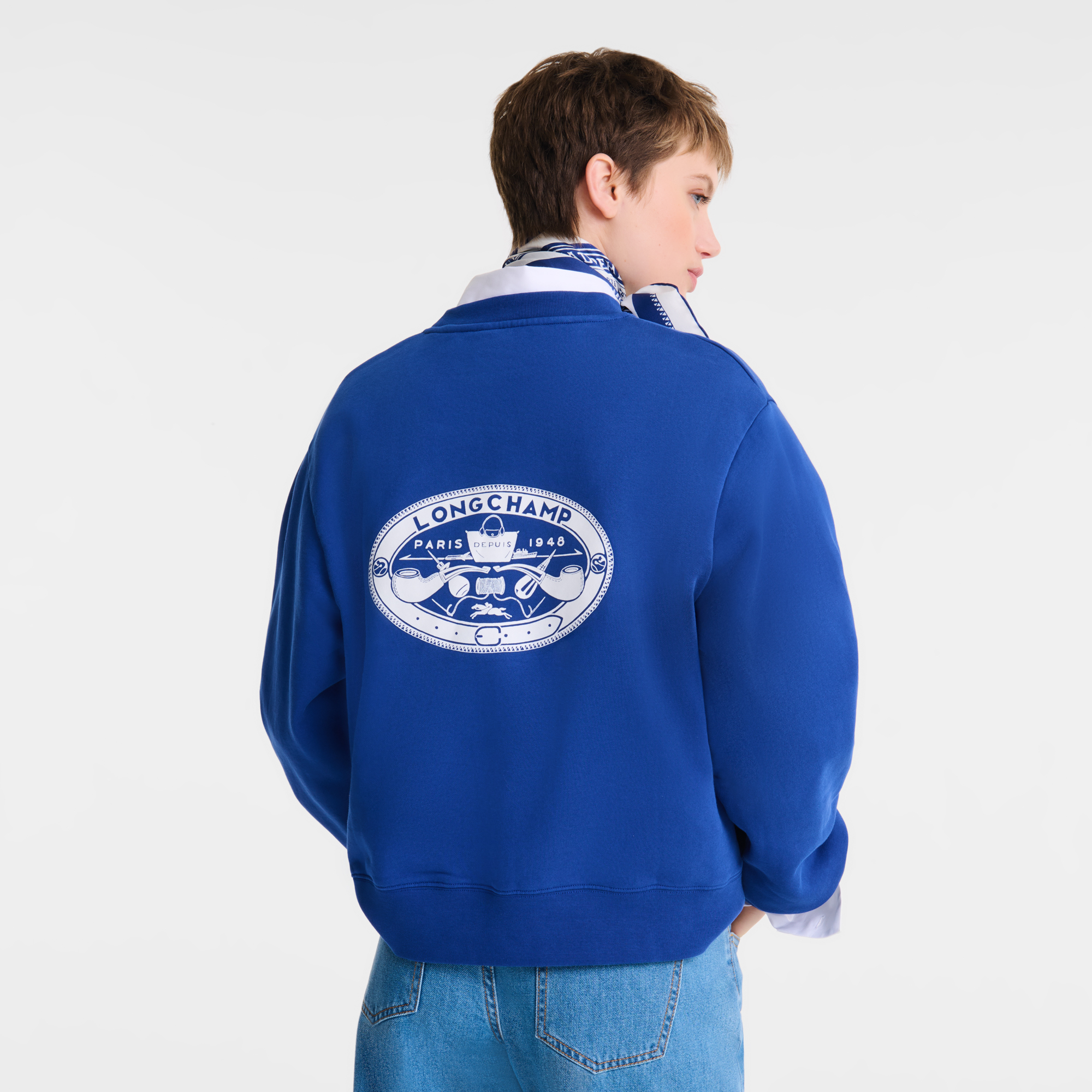 Sweatshirt, Cobalt - View 3 of
4 - zoom in null Sweatshirt, Cobalt