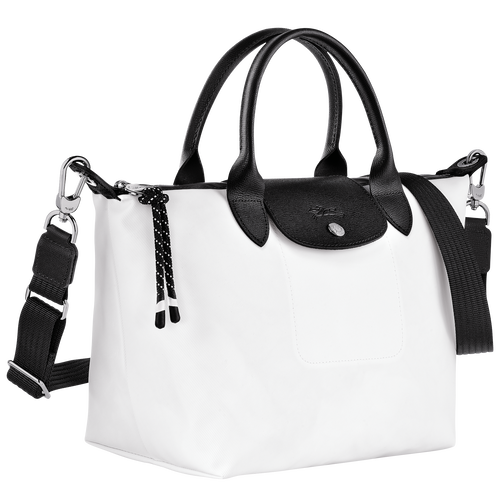 Le Pliage Energy S Handbag , White - Recycled canvas - View 3 of  6