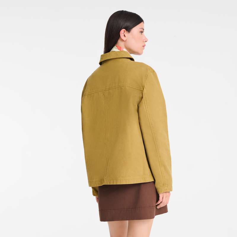 夹克 , 沙漠色 - 套染棉布  - 查看 3 5