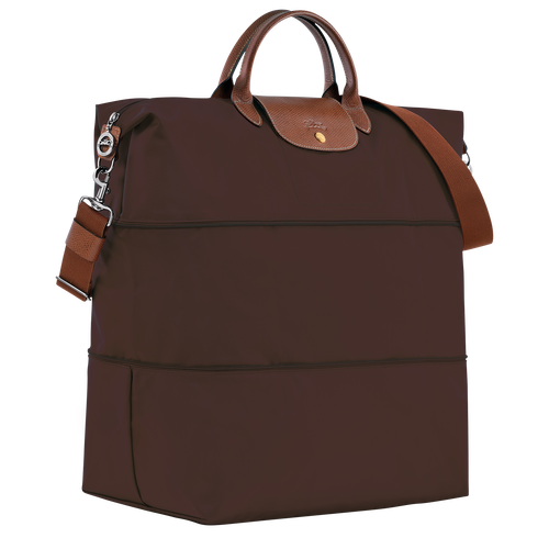 Le Pliage Original Travel bag expandable , Ebony - Recycled canvas - View 3 of  7