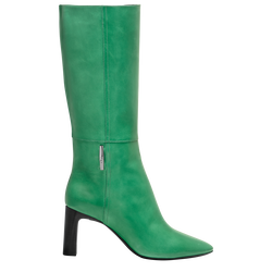 Roseau Heel boots , Grass - Leather
