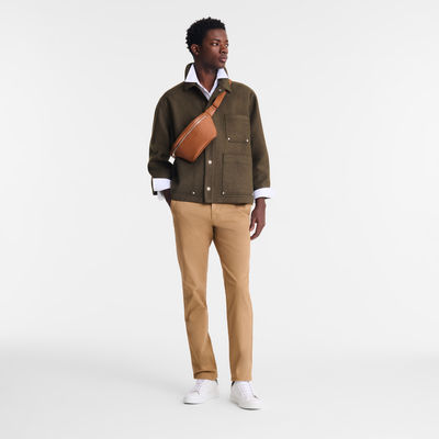 Le Foulonn&eacute; 系列 M 腰包 , 焦糖色 - 皮革