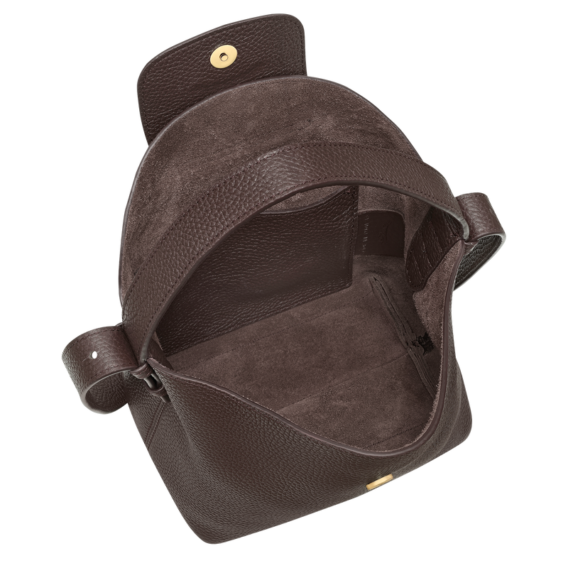 Le Cadence S Bucket bag , Mocha - Leather  - View 5 of  6