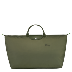 Le Pliage Green M Travel bag , Forest - Recycled canvas