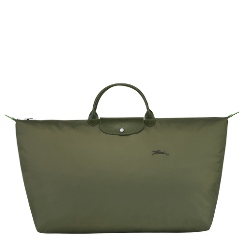 Le Pliage Green M Travel bag , Forest - Recycled canvas - View 1 of  6