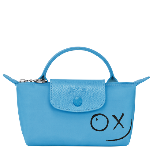 Longchamp x André 手提小袋, 蓝色