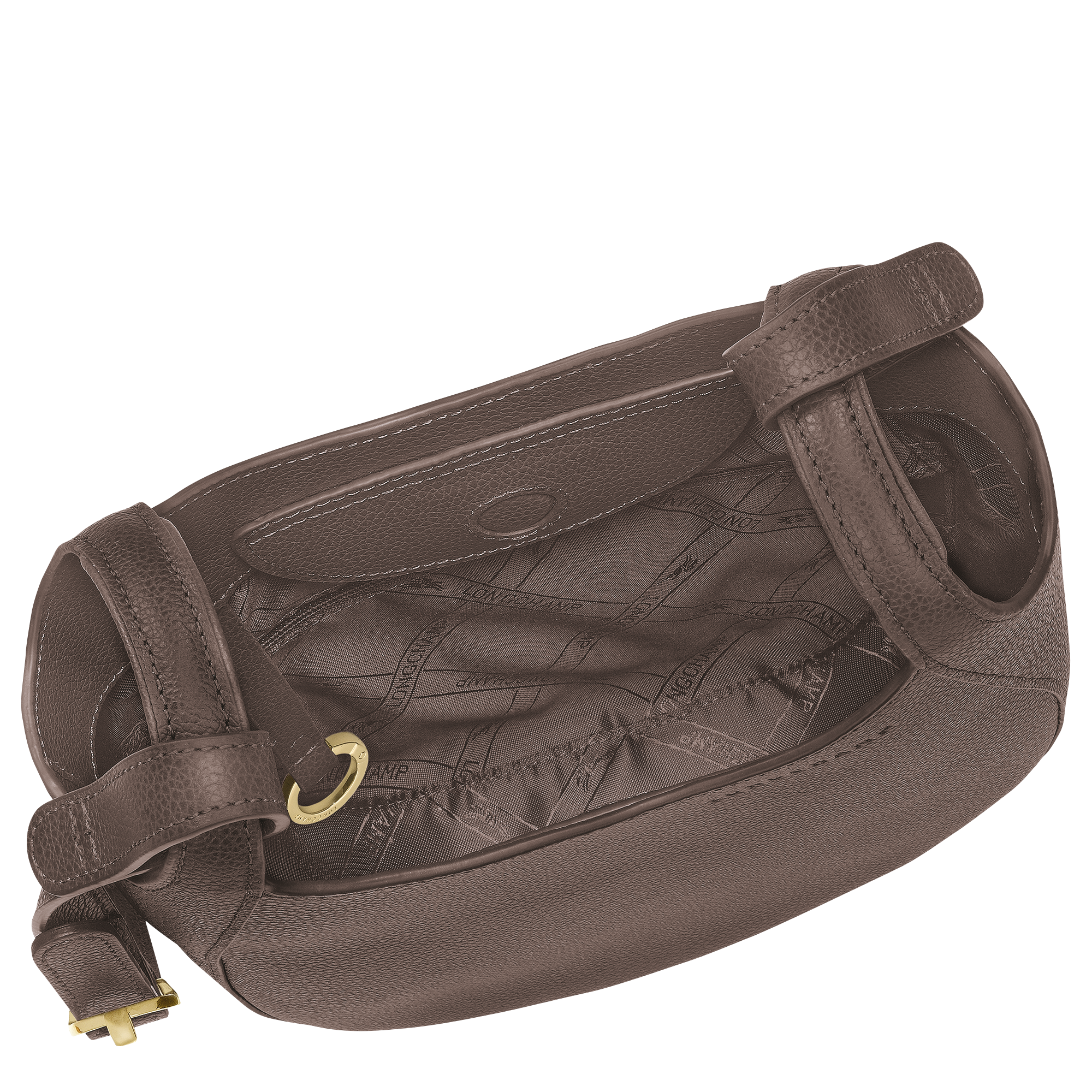 Le Foulonn&eacute; Crossbody bag S, Taupe