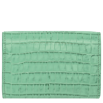 Longchamp Pocket Compact wallet , Mint - Leather