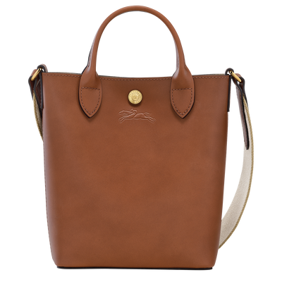 Épure XS Tote bag , Cognac - Leather