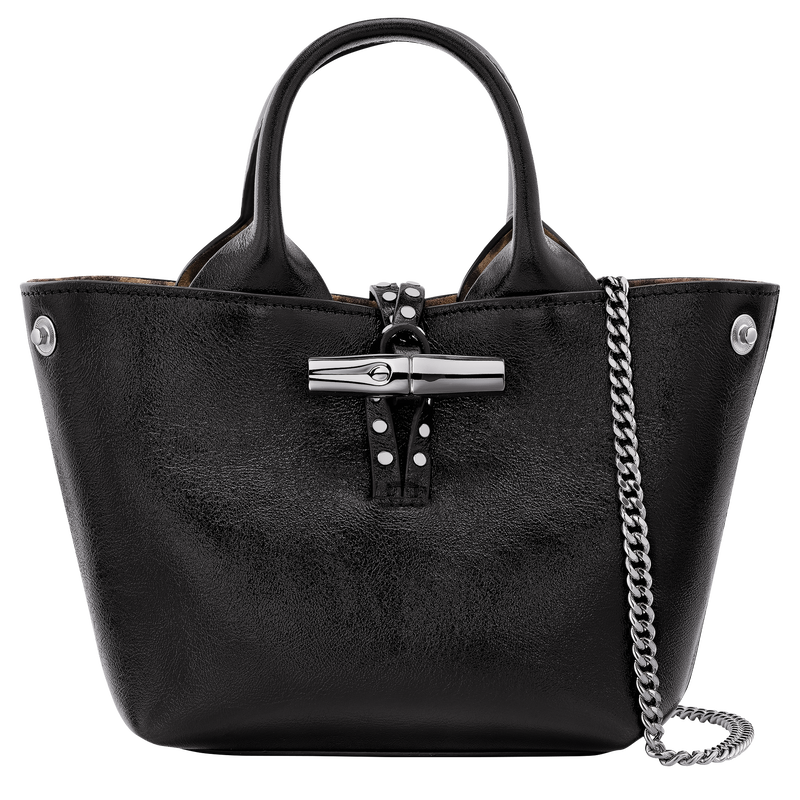 Le Roseau XS Handbag , Black - Leather  - View 5 of  6
