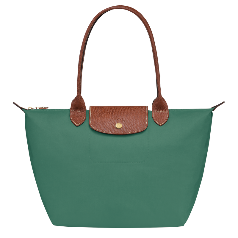 Le Pliage Original M Tote bag , Sage - Recycled canvas  - View 1 of  5