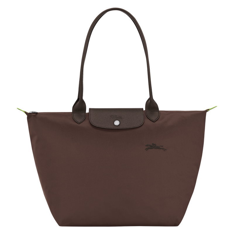Le Pliage Green L Tote bag , Mocha - Recycled canvas  - View 1 of  7