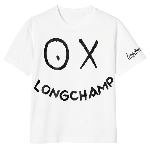 Longchamp x André T 恤, 白色