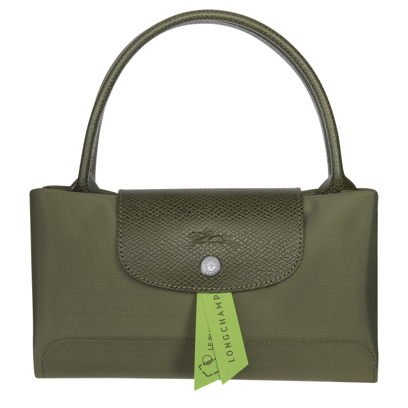 Le Pliage Green M Handbag , Forest - Recycled canvas  - View 6 of  6