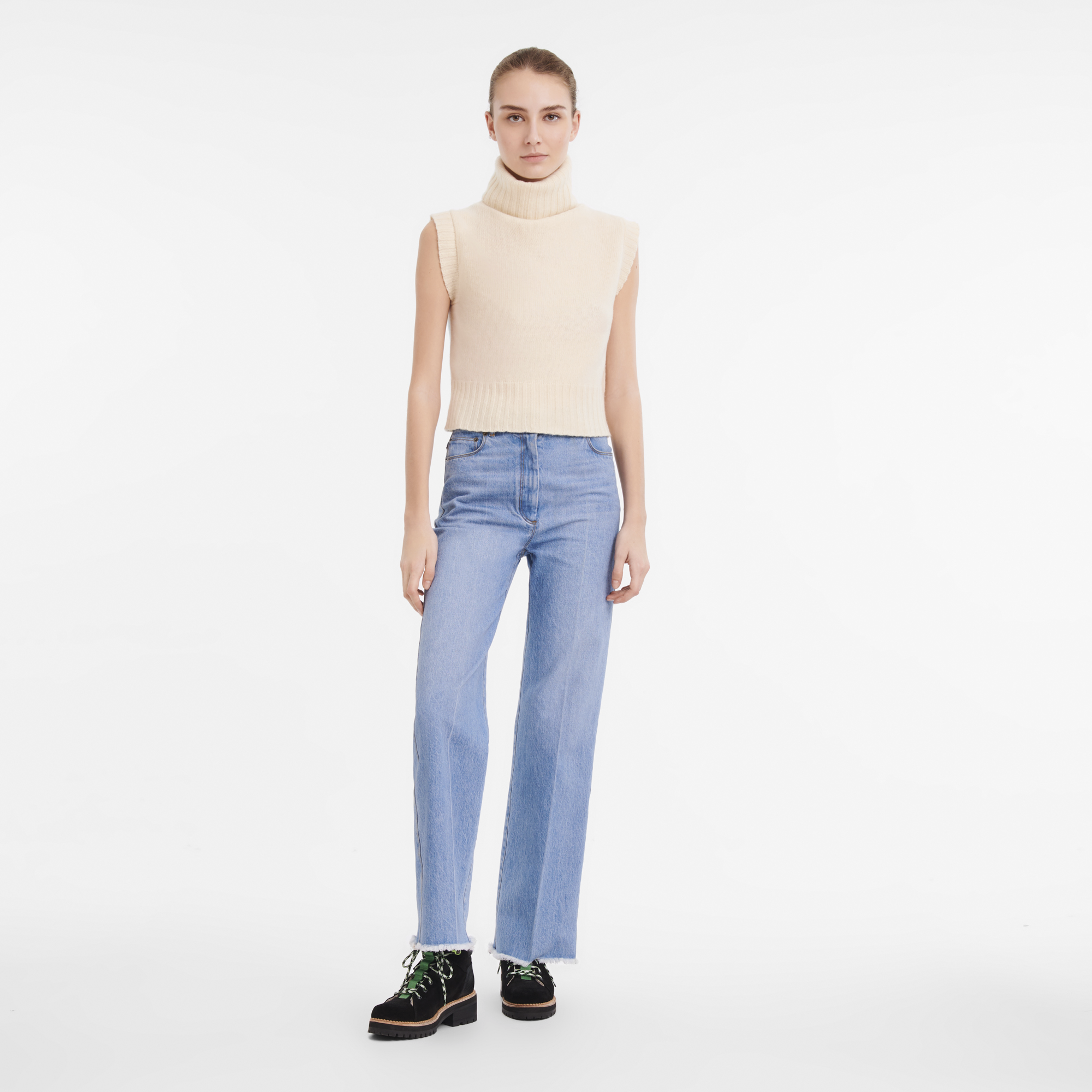 无袖毛衣, 象牙色 - 查看 3
        3 - 放大 null 无袖毛衣, 象牙色