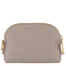 Le Foulonné Coin purse , Turtledove - Leather