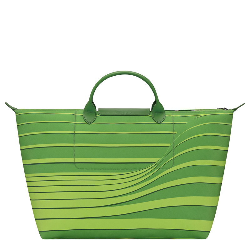 Le Pliage Collection S 旅行包 , 传统绿 - 帆布  - 查看 3 4