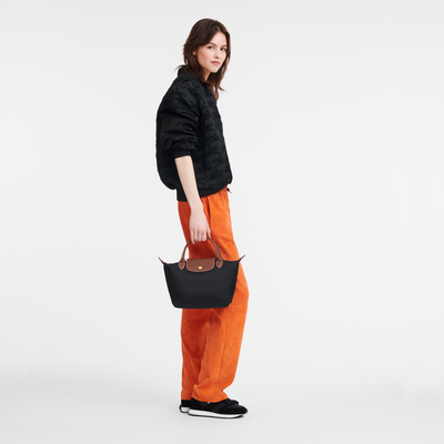Le Pliage Original S 手提包 , 黑色 - 再生帆布