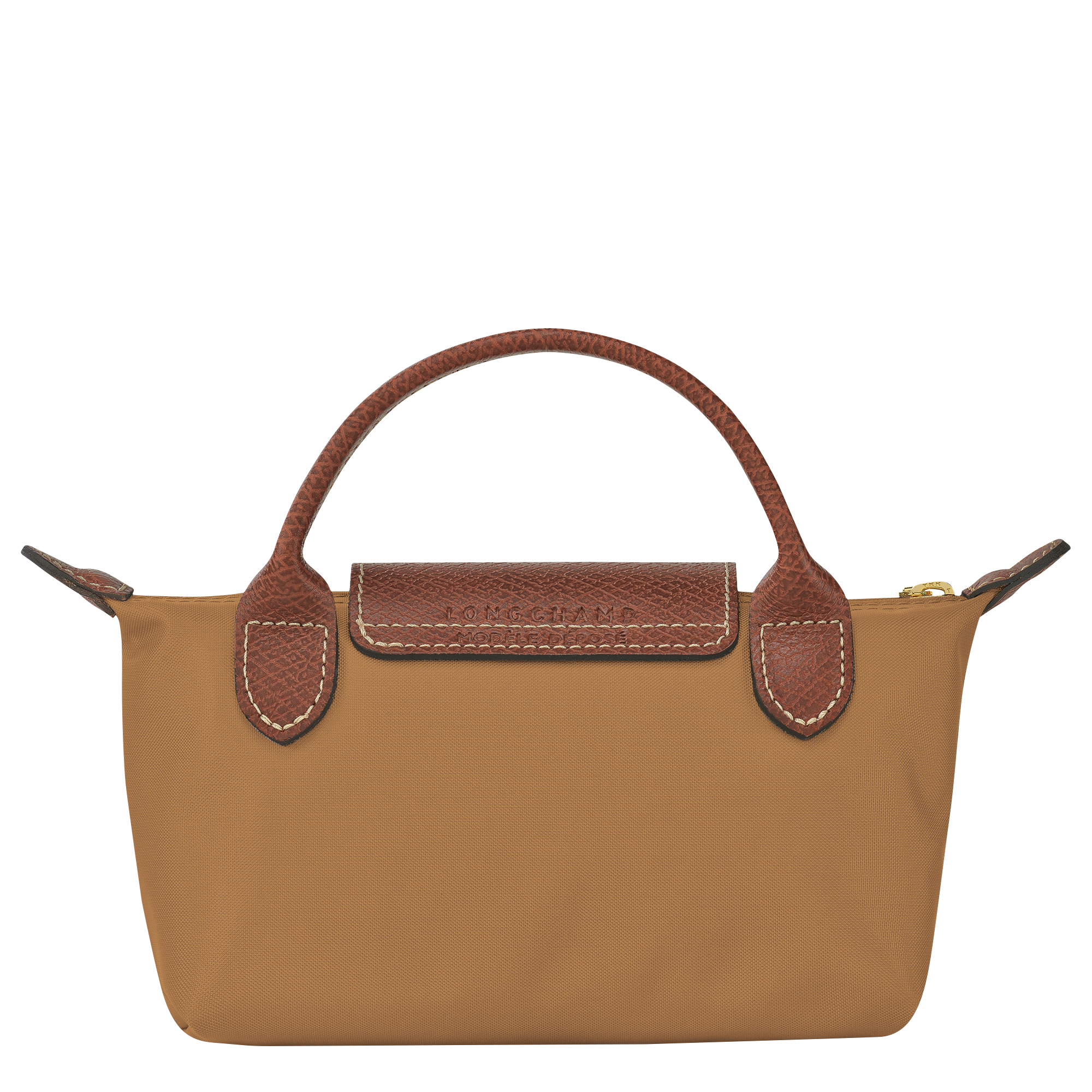 Le Pliage Original Pouch with handle, Fawn