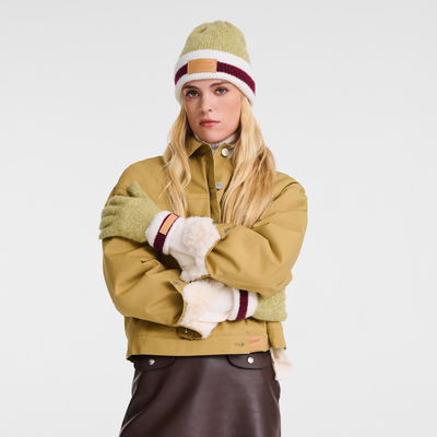 Gloves , Pistachio/Burgundy - OTHER