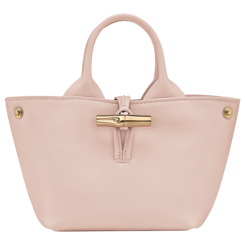Le Roseau XS Handbag , Petal Pink - Leather  - View 3 of  4