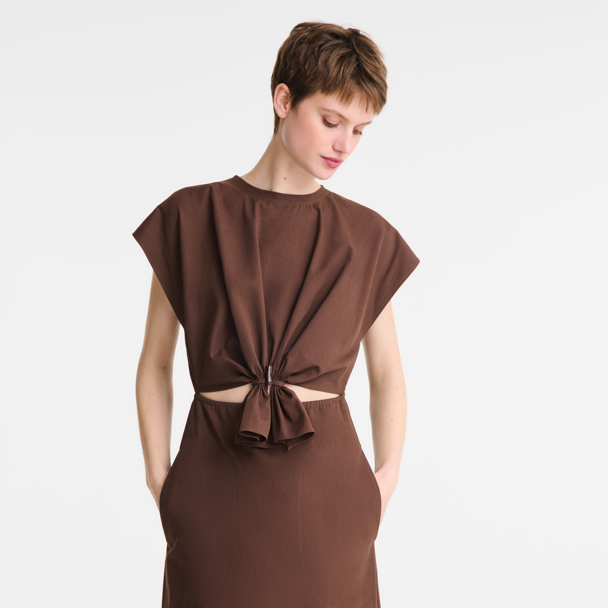 Dress, Chocolate - View 4 of
5 - zoom in null Dress, Chocolate