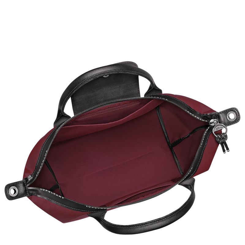 Le Pliage Energy L 手提包 , 勃艮第色 - 再生帆布  - 查看 5 6