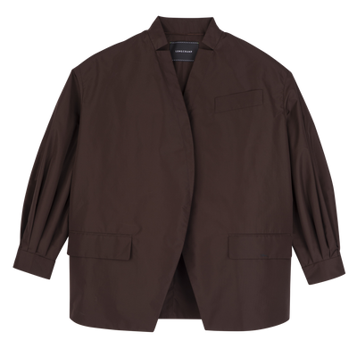 和服式夹克 , 摩卡色 - 科技塔夫绸