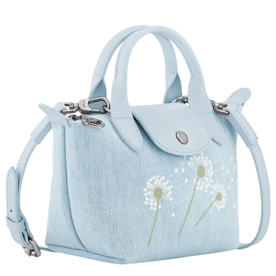 Le Pliage Collection XS 手提包 , 天空蓝 - 帆布