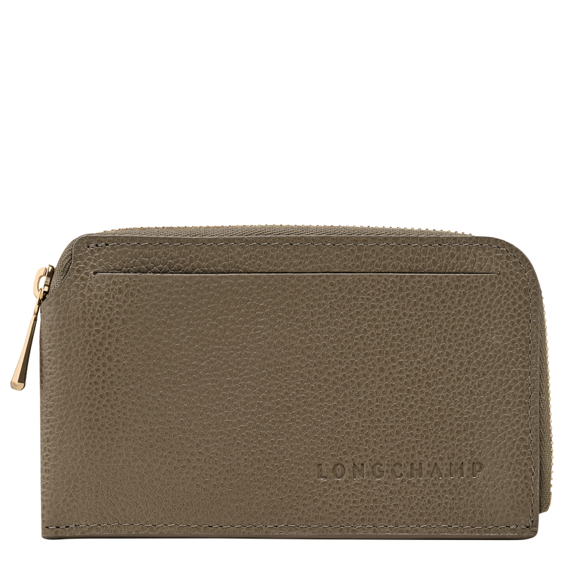 Le Foulonné Card holder , Caper - Leather  - View 1 of  2