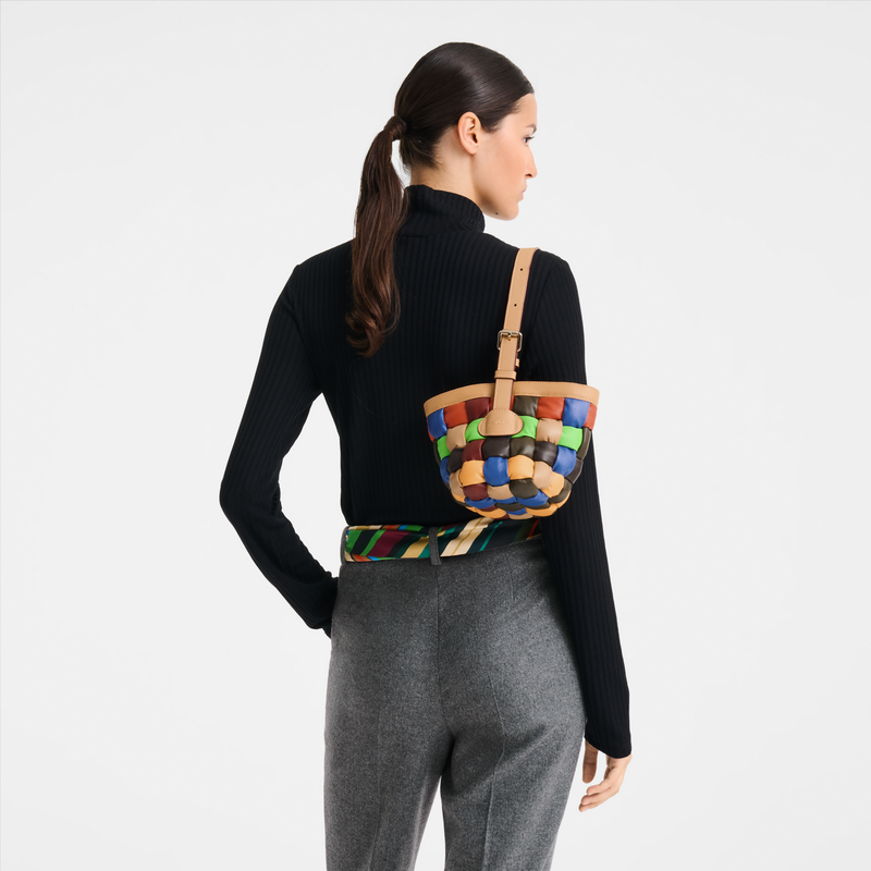 Re-Play S Bucket bag , Multicolor - Leather  - View 5 of  5