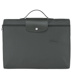 Le Pliage Green S Briefcase , Graphite - Recycled canvas