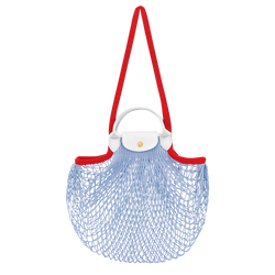 Le Pliage Filet L 网眼袋 , 天空蓝 - 帆布