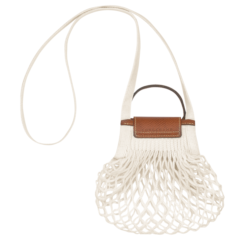 Le Pliage Filet XS Mesh bag , Ecru - Canvas  - View 4 of  6