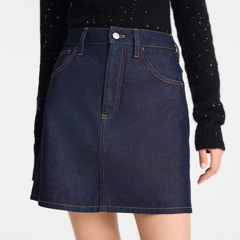 半身裙 , 午夜蓝 - 其他  - 查看 4 5