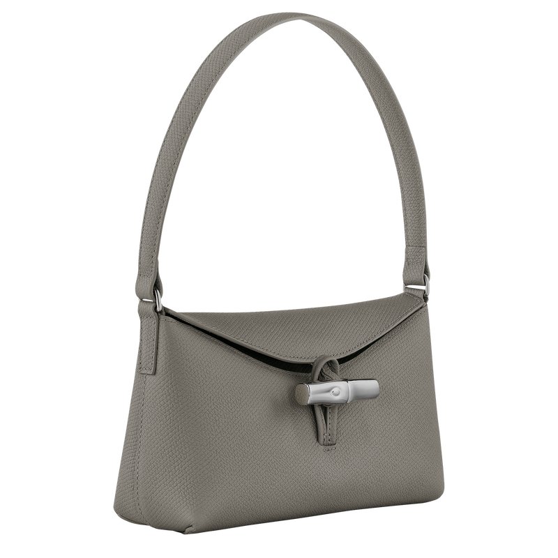 Roseau S Hobo bag , Turtledove - Leather  - View 3 of  6