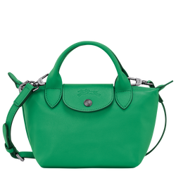 Le Pliage Xtra XS 迷你手提包 , 绿色 - 皮革