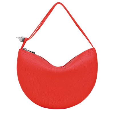 Le Roseau S Clutch , Vermilion - Leather