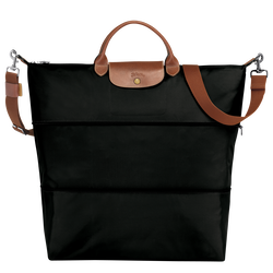 Le Pliage Original 可扩展旅行包 , 黑色 - 再生帆布