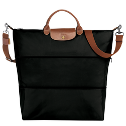 Le Pliage Original 可扩展旅行包 , 黑色 - 再生帆布