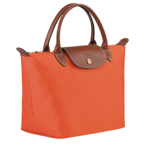 Le Pliage Original S Handbag , Orange - Recycled canvas - View 3 of  7