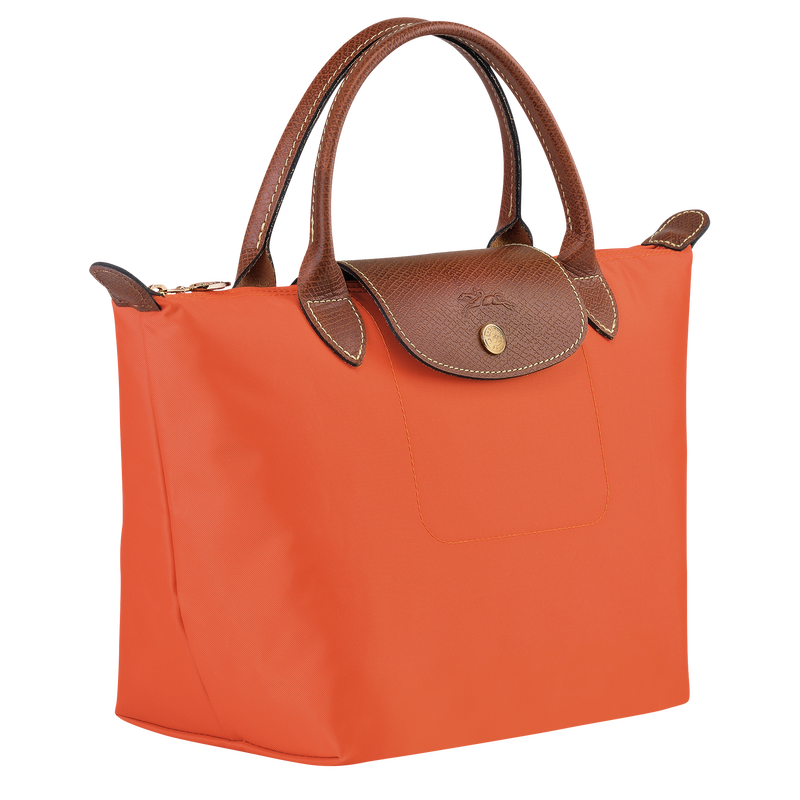 Le Pliage Original S Handbag , Orange - Recycled canvas  - View 3 of  7