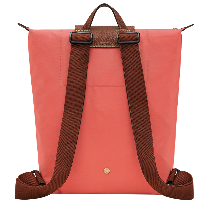 Le Pliage Original M Backpack , Strawberry - Recycled canvas  - View 3 of  6