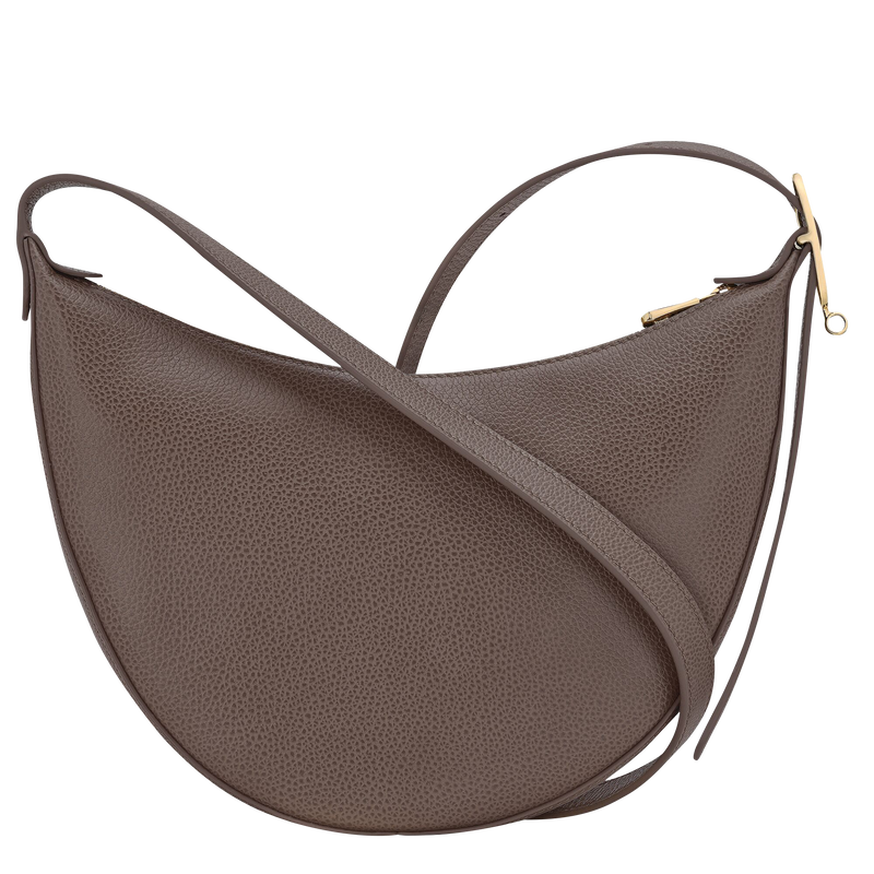 Le Foulonné S Crossbody bag , Taupe - Leather  - View 4 of  6